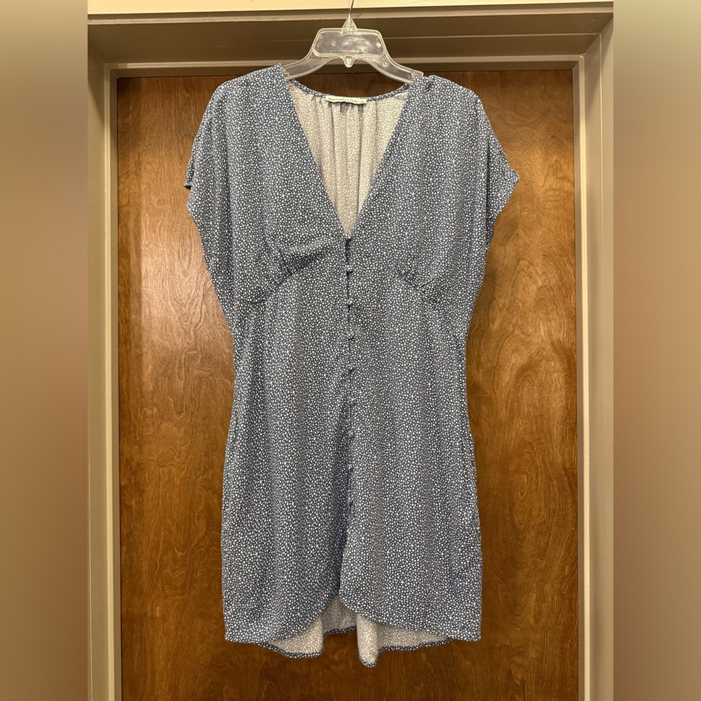 Abercrombie & Fitch Blue and White Dress